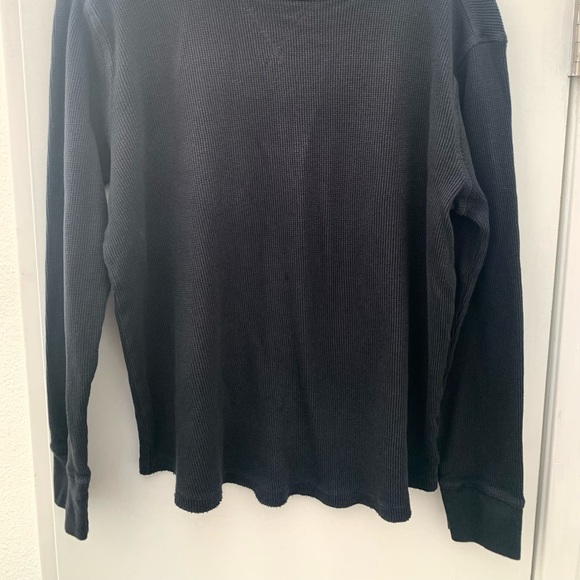 GAP KNIT SHIRT, COLOR BLACK, SIZE LARGE, crewneck, 100% Cotton. - Picture 6 of 6